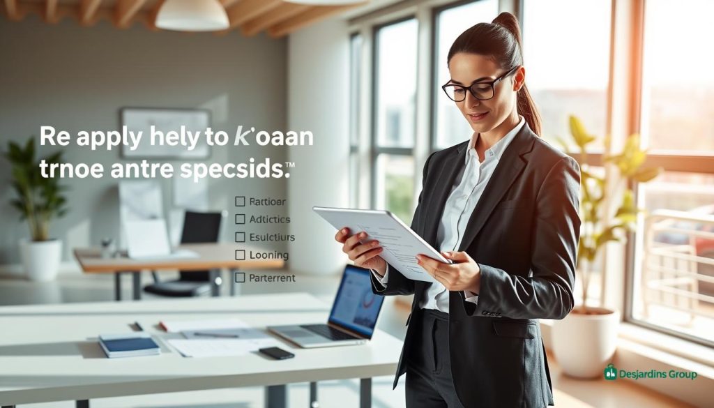 apply loan Desjardins Group steps