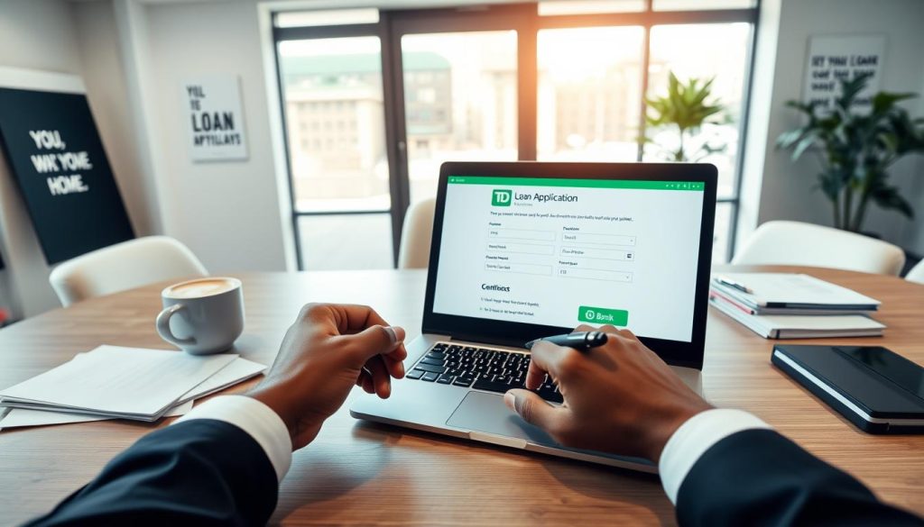 completar solicitud TD Bank