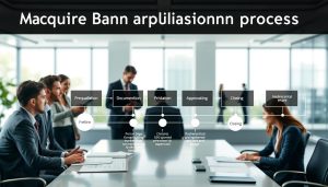 Key stages of the loan application process at Macquarie Bank